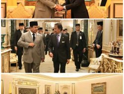 Menhan RI Prabowo Subianto Temui Sultan Brunei Darussalam, Bahas Bidang Pertahanan