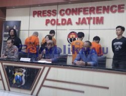 Polda Jatim Berhasil Ungkap Pencurian Baterai Tower Milik Provider, 4 Tersangka Diamankan
