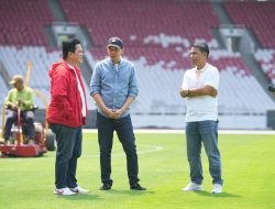 Erick Thohir Tinjau GBK, Siapkan Pertarungan Sengit Timnas Indonesia vs Australia
