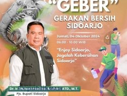 Pjs. Bupati Sidoarjo Ajak Seluruh ASN, Masyarakat Geber Sidoarjo Dalam Mewujudkan Lingkungan Yang Bersih dan Sehat