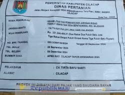Rehabilitasi dan Pembangunan Jaringan Irigasi di Desa Sepatunggal