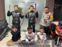 Respatti Polrestabes Surabaya Bekuk 3 Remaja Terlibat Aksi Tawuran di Kapasari