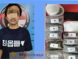 Polres Tanjung Perak Amankan Pengedar Ganja Kering Asal Dukuh Kupang
