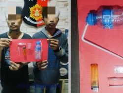 Polsek Krembangan Amankan Dua Pria di Sawah Pulo SR, Saat Asyik Nyabu Dalam Kamar