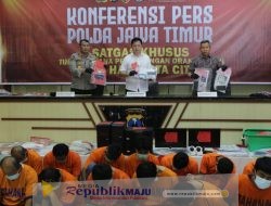 Polda Jatim Berhasil Ungkap 28 Kasus TPPO, 41 Tersangaka Diamankan