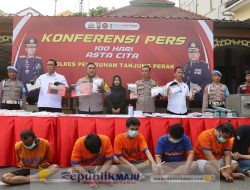 Polisi Berhasil Amankan 6 Bandar Narkoba dan Brankas Isi 1kg Sabu di Jalan Kunti Surabaya