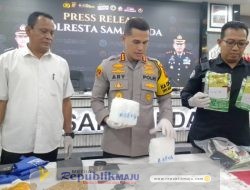 Jaringan Narkoba Lintas Daerah Diringkus Polisi, 2,3 Kilogram Sabu Diamankan