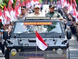 Presiden Prabowo Disambut Meriah di Pembukaan Apel Kasatwil Polri 2024