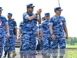 Danlanud Sultan Hasanuddin Dampingi Kasau Ground Breaking Satrad Takalar