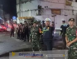 Wujudkan Keamanan di Kota Surabaya, TNI-Polri Gelar Patroli Malam