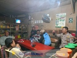 Ngopi Bareng Bersama Warga, Bhabinkamtibmas Polsek Benjeng sampaikan Bahaya Narkoba