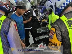 Kapolres Pimpin Razia Skala Besar, Pengendara R2 Mabuk Diamankan