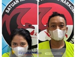 Pasutri Asal Sidotopo Ditangkap Saat Edarkan Sabu, Puluhan Paket Diamankan