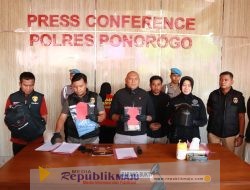 Polres Ponorogo Amankan Sepasang Kekasih Diduga Curi Motor Modus Dukun