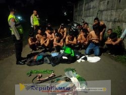 18 Remaja di Singosari Terjaring Pengamanan Polisi karena Perang Sarung