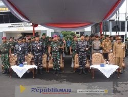 Pangkoarmada II Hadiri Penyambutan Satgas Pamtas RI-PNG Mobile Yonif 503/Mayangkara