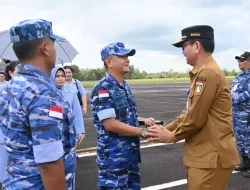 Rombongan Dankosek I Disambut Forkopimda Dumai dalam Kunker ke Satrad 232