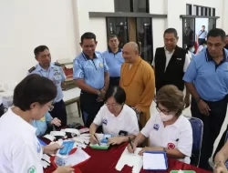 Danlanud Sulaiman Hadiri Baksos TNI AU Layanan Kesehatan Gratis dan Bazar Murah