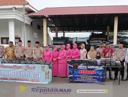 Ramadhan Berkah, Polres Pasuruan Kota Bersama Awak Media Berbagi Takjil