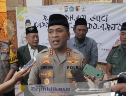 Safari Ramadhan Kapolresta Sidoarjo Sosialisasikan Hotline Mudik Polri 110