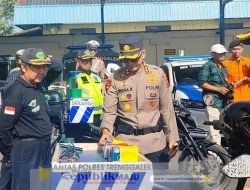 Operasi Ketupat 2025 Polres Trenggalek Sediakan Patroli Bensin dan Tambal Ban Gratis di JLS