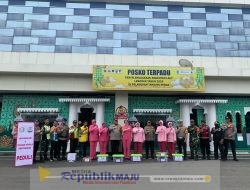 Kapolres Pelabuhan Tanjung Perak Kunjungi Pos Pengamanan Operasi Ketupat Semeru 2025