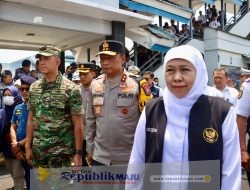 Kapolda Jatim Bersama Pangdam V Brawijaya dan Gubernur Tinjau Arus Mudik di Pelabuhan Ketapang