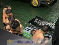 Polrestabes Surabaya Bubarkan Konvoi Gengster, 13 Orang Diamankan