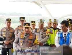 Begini Kata Kapolri Ketika Tinjau KM 70 Tol Cikampek