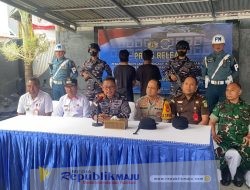 Prajurit TNI AL Tangkap Pelaku Illegal Fishing di Perairan Buton