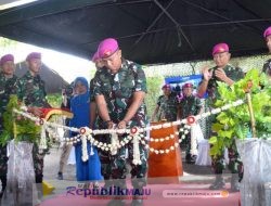 Komandan Pasmar 2 Resmikan Bedah Rumah Prajurit Yonif 3 Marinir