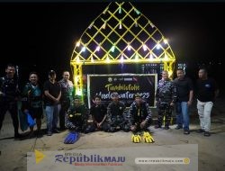 Lanal Gorontalo Sukseskan Festival Tumbilotohe Underwater