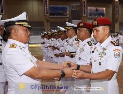 Pangkoarmada II Pimpin Serah Terima Sembilan Jabatan Strategis di Lingkungan Koarmada II