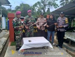 Satgasmar TNI AL Pam Ambalat XXX dan Tim Gabungan Gagalkan Penyelundupan Senjata Rakitan