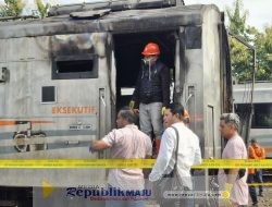 Insiden Kereta Api Dibakar, DJKA Jamin Tak Ganggu Operasional Lebaran 2025