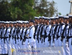 Danlantamal XII Ikuti Upacara Sertijab Pangkoarmada I dan Pangkoarmada II