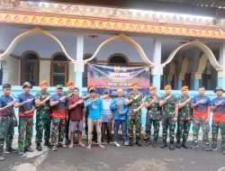 Sambut HUT ke-79 TNI AU, Yonko 464 Kopasgat Gelar Karya Baksos Perbaikan Fasilitas Ibadah