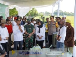 Dandim 0813 Bojonegoro Hadiri Panen Raya Padi Serentak 14 Propinsi