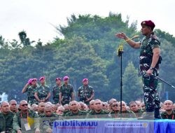 Di Sarang Petarung Marinir, Dankormar Gelorakan Semangat Peserta Latsarmil SPPI