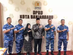 Perkuat Silaturahmi, Danlanud Sjamsudin Noor Kunjungi DPRD Kota Banjarbaru