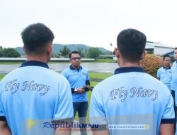 Danlanudal Manado Ajak Prajurit Touring dan Resmikan Fly Navy Scooter Club Chapter