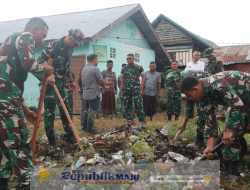 Lewat Karya Bakti, Danrem 011/Lilawangsa Berharap Santri Mandiri Sebagai Pondasi Bangsa