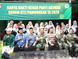Korem 072/Pamungkas Rehab Panti Asuhan Sasana Kreatif Mandiri