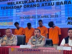 Aksi Brutal di Mapolsek Bukit Raya, Empat Anggota ‘Fighter’ Ditangkap