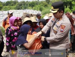 Jumat Berkah, Polres Sumenep Gelar Baksos di TPA Wujud Kepedulian Terhadap Sesama