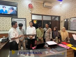 Polres Lamongan Amankan Dua Remaja Diduga Gangster Bersajam Yang Aksinya Viral di Medsos