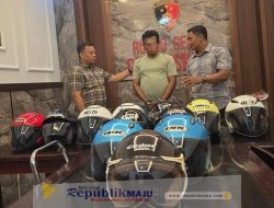 Polres Situbondo Berhasil Amankan Residivis Pencurian Helm dan Sita Puluhan Barang Bukti