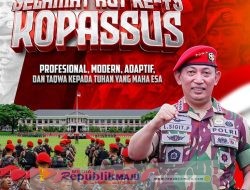 Melalui Instagram Pribadi, Kapolri Ucapkan Selamat HUT Ke-73 Kopassus