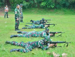 Personel Lanud Halim Perdanakusuma Gelar Latihan Menembak
