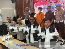 Polda Riau Bekuk Kurir Diupah Rp150 Juta Antarkan 12,8 Kg Sabu ke Surabaya